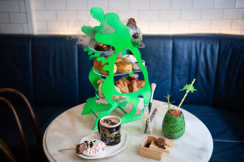 Jurassic kids afternoon tea at The Ampersand Hotel south kensington 