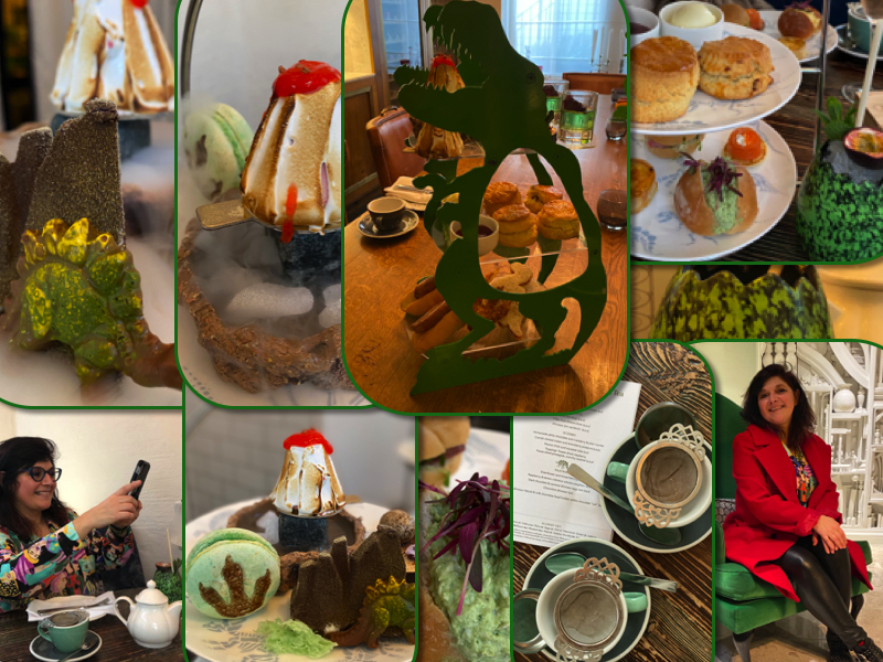 Jurassic Afternoon Tea at Apero restaurant south kensington