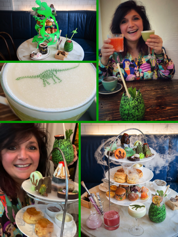 Jurassic Afternoon Tea at Apero restaurant south kensington 