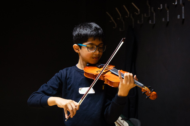 The strings club music holiday camps for kids