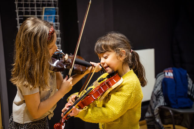 The strings club music holiday camps for kids