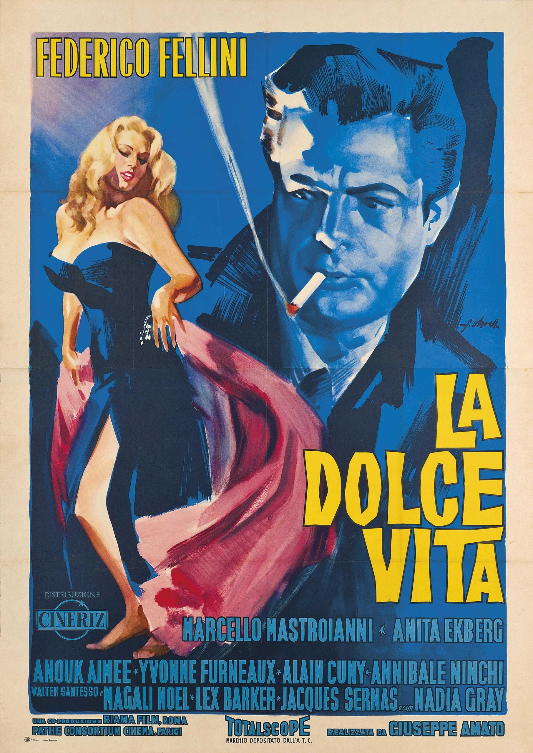 la dolce vita movie poster
