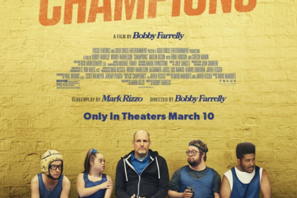 movie poster of Champions starring Woody Harrelson