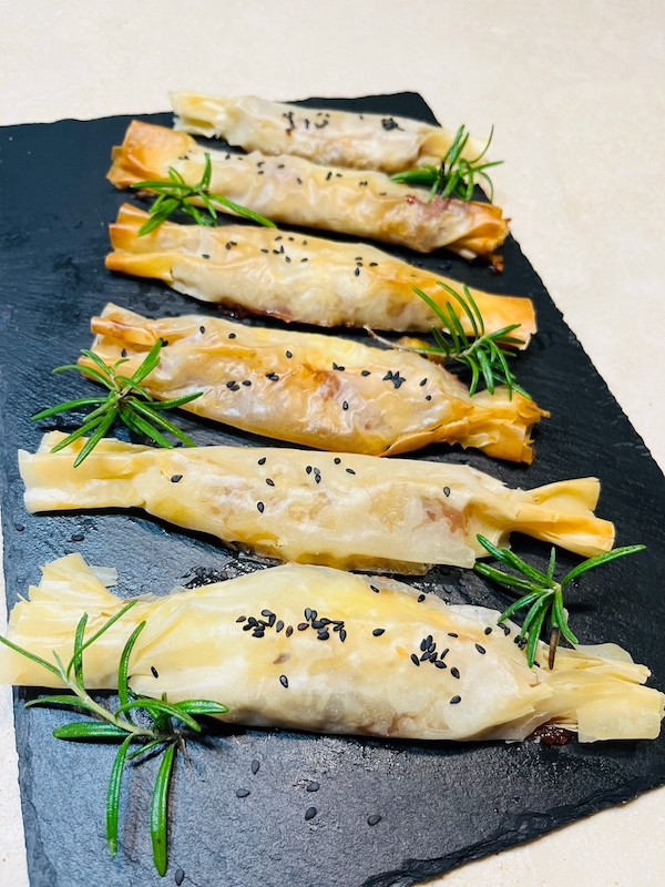 Brie & Cherry Phyllo BonBons