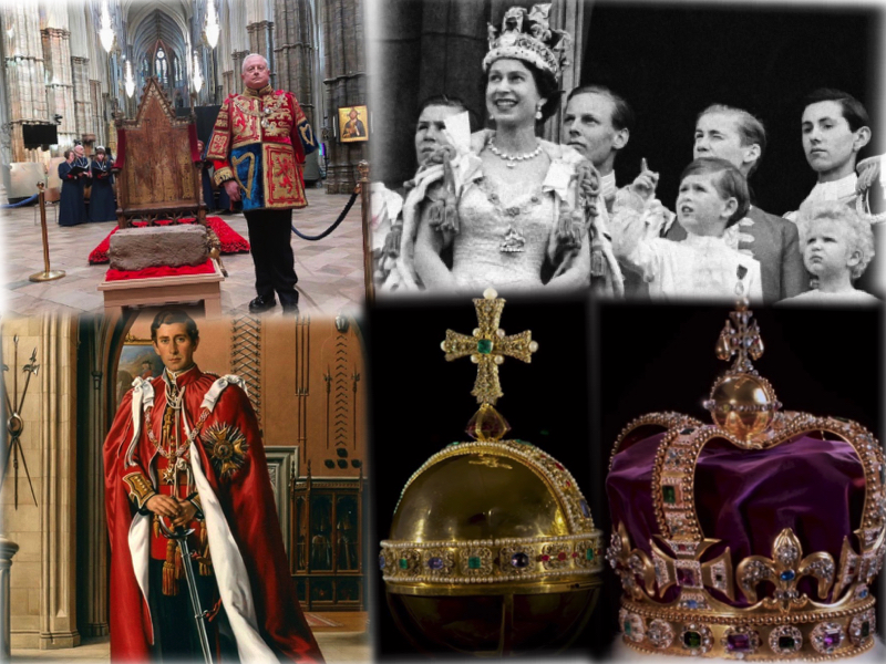 Coronation crowns sovereign orb kings and queens collage
