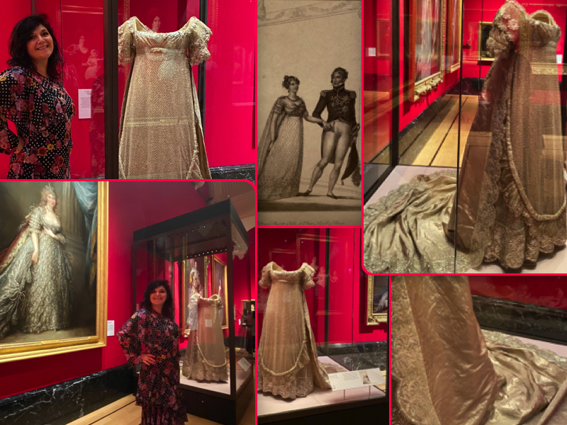 Dressing the georgians exhibition buckingham palace princess charlotte wedding gown