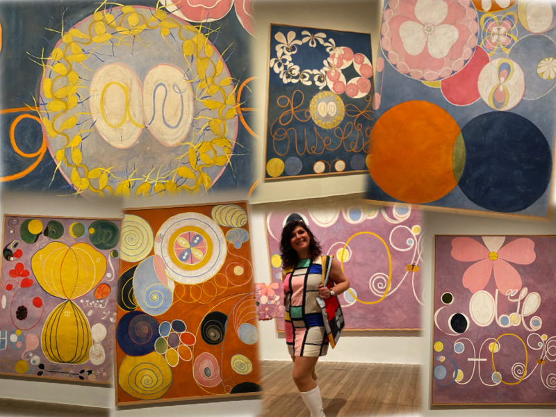 Hilma af Klint london mums magazine collage