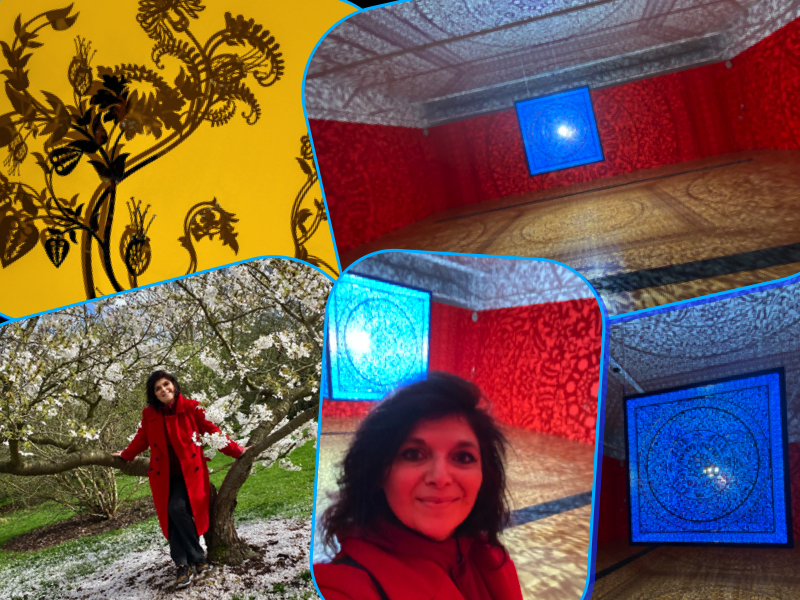 Kew Gardens exhibition All the Flowers Are for Me monica costa london mums magazine collage