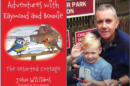 Raymond and Bonnie book by John Williams collage