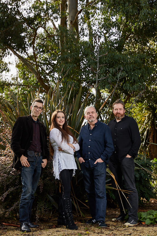 sunbirds Band members Marc Parnell, Laura Wilcockson, Dave Hemingway and Phil Barton