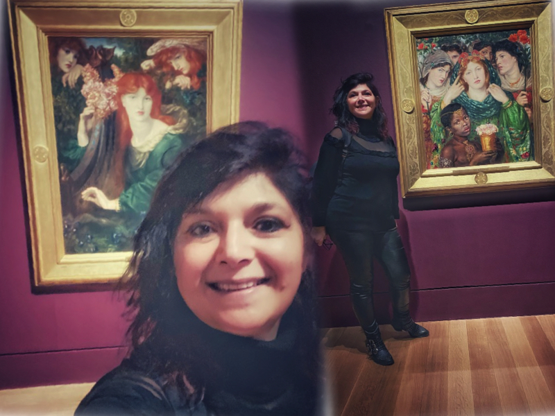 The Rossettis exhibition at Tate Britain London Mums editor Monica Costa collage