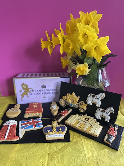 coronation biscuits by biscuiteers london