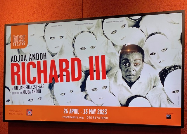 shakespeare richard III rosse theatre poster