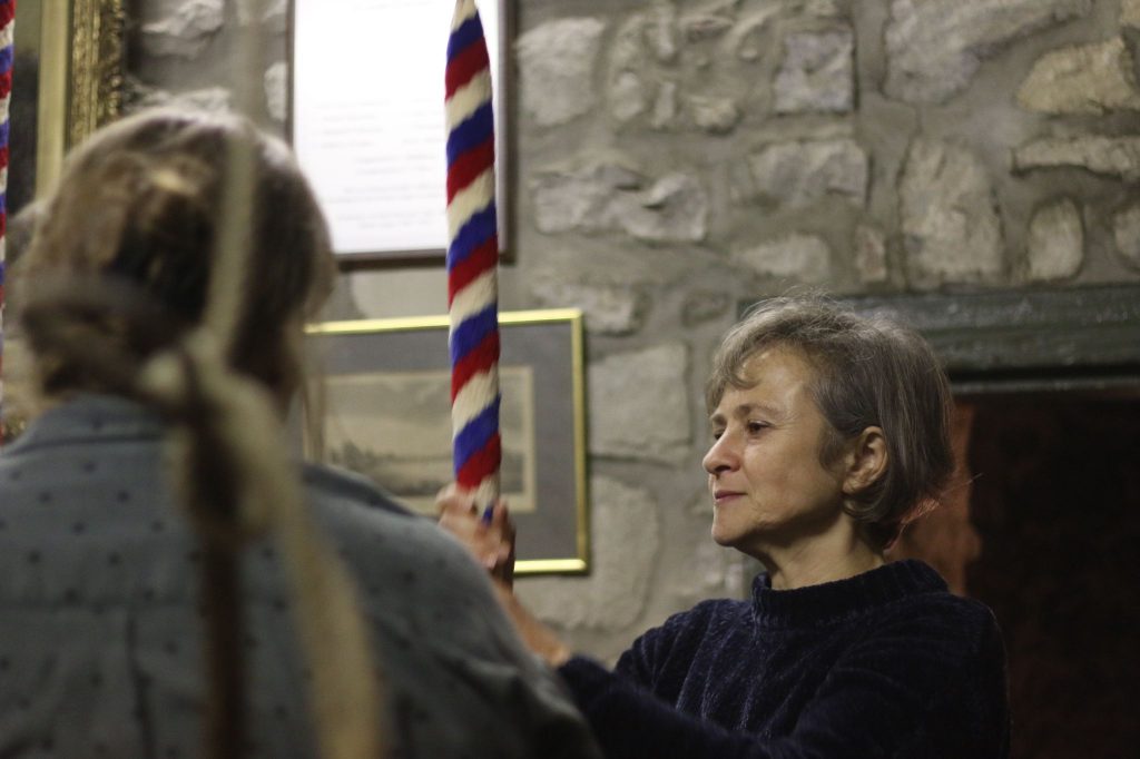 madeleine practising bell ringing
