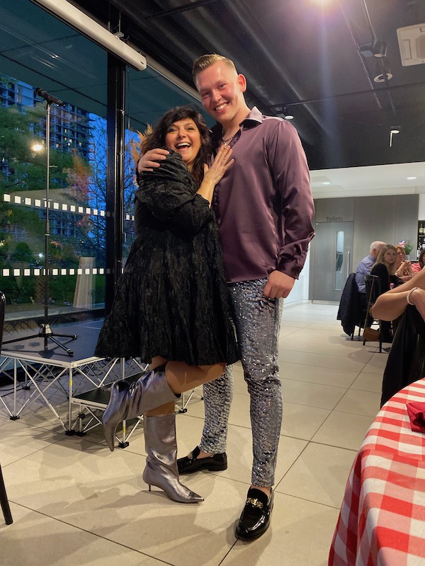 Ben Featherstone and Monica Costa