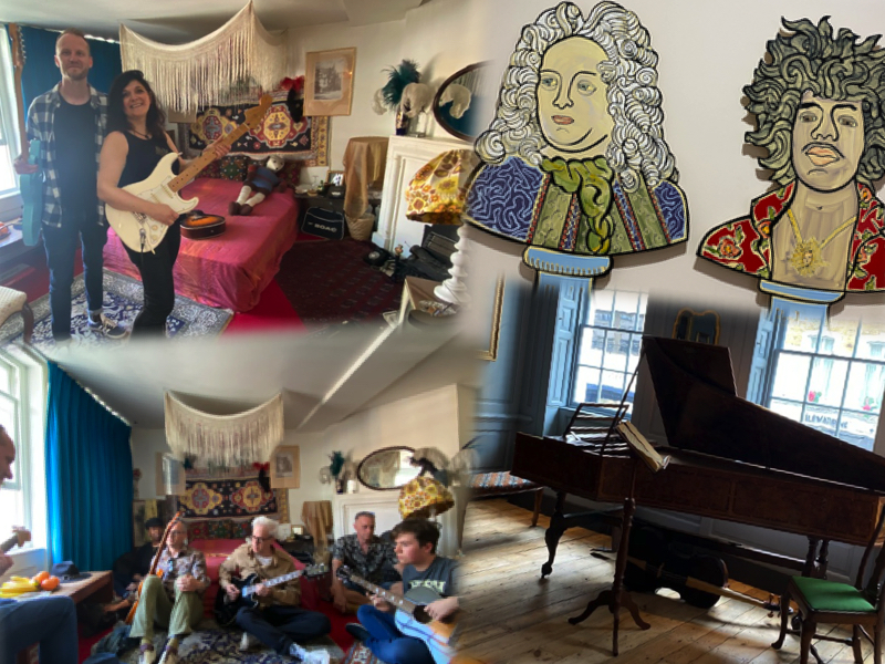 Handel and Hendrix house London Mums magazine collage