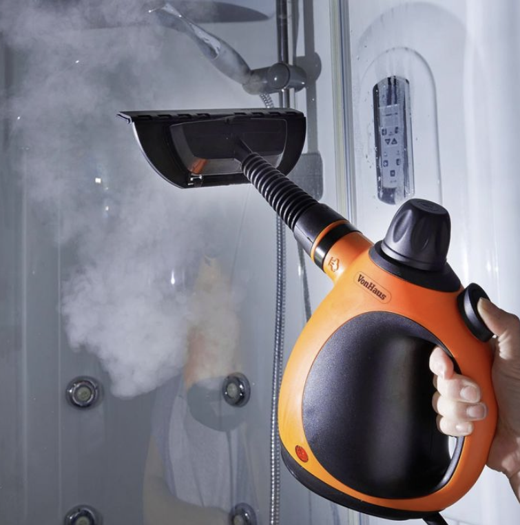 steam cleaning VonHaus Handheld Steam Cleaner