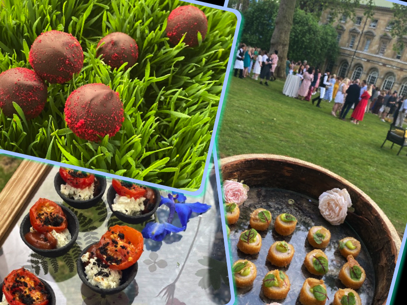 College Gardens Westminster abbey London Mums magazine Monica Costa food collage