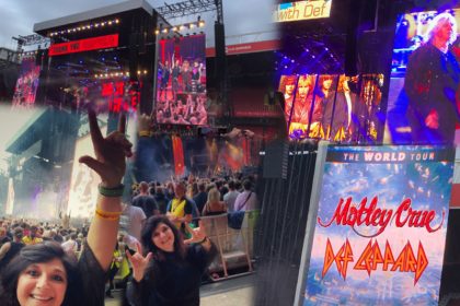 Def Leppard motley crue gig sheffield london mums magazine collage