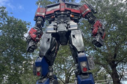 Transformers giant robot in Leicester Square