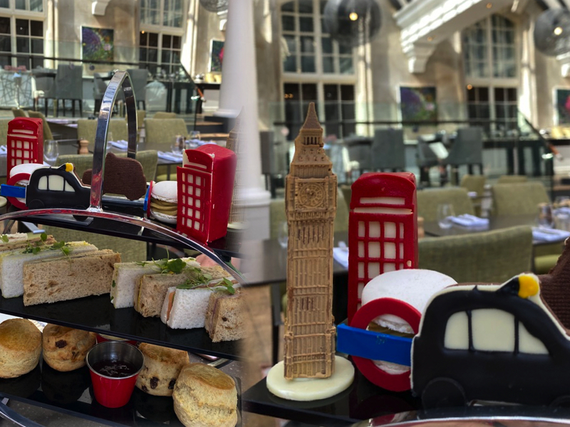London themed Afternoon Tea at The Dilly- A scrumptious experience collage london mums magazine