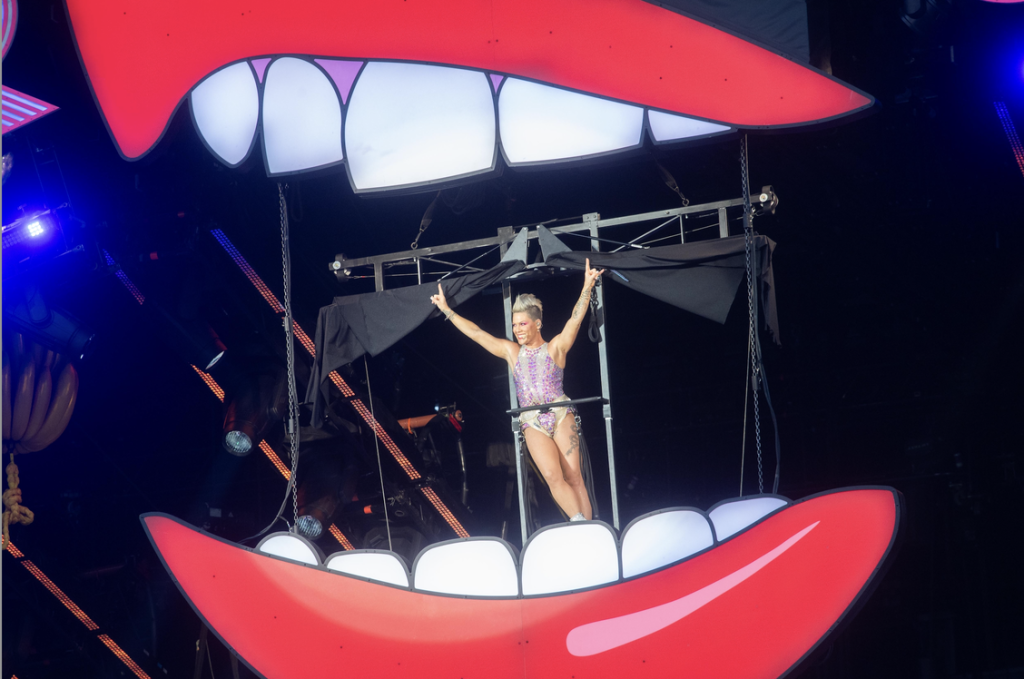 PINK at gig BST Hyde Park 2023