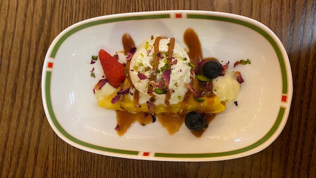 colonel saab indian cuisine pancake dessert