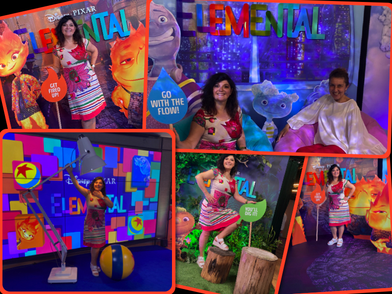 elemental movie london mums collage