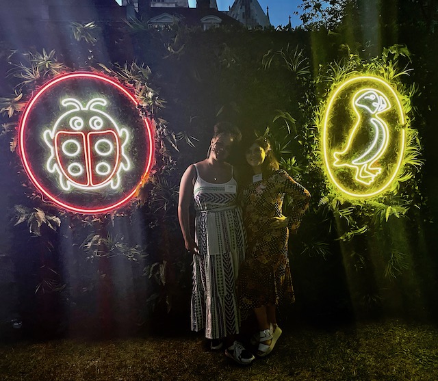 penguin party college garden westminste monica and nadine