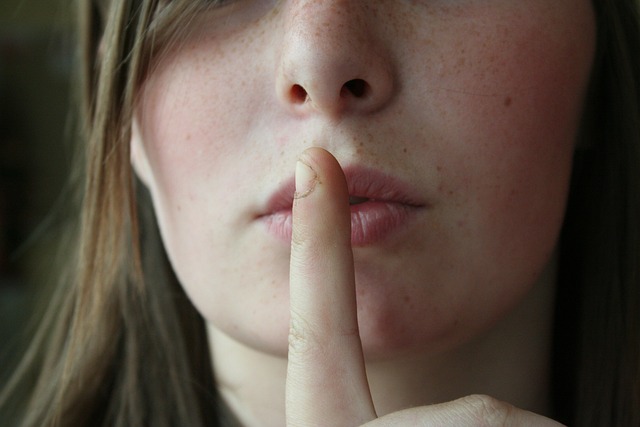 secret hush hush incontinence secrecy silence Image by philm1310 from Pixabay