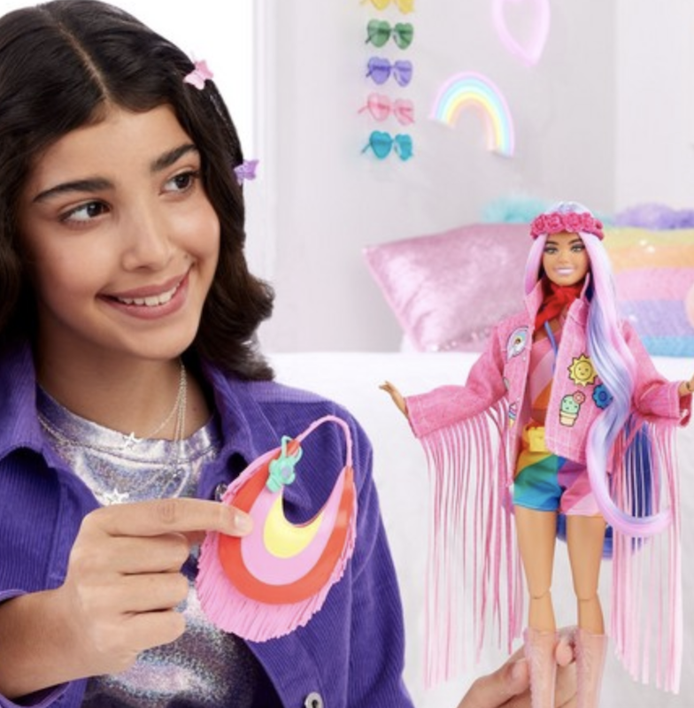 Barbie's new range 2023 fashionista doll retro barbie bo-ho style