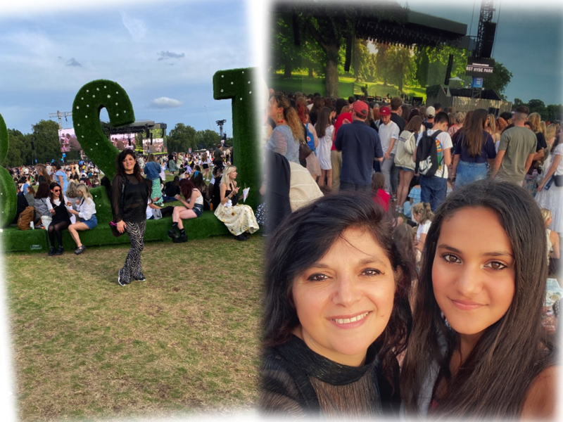 Lana del Rey gig collage