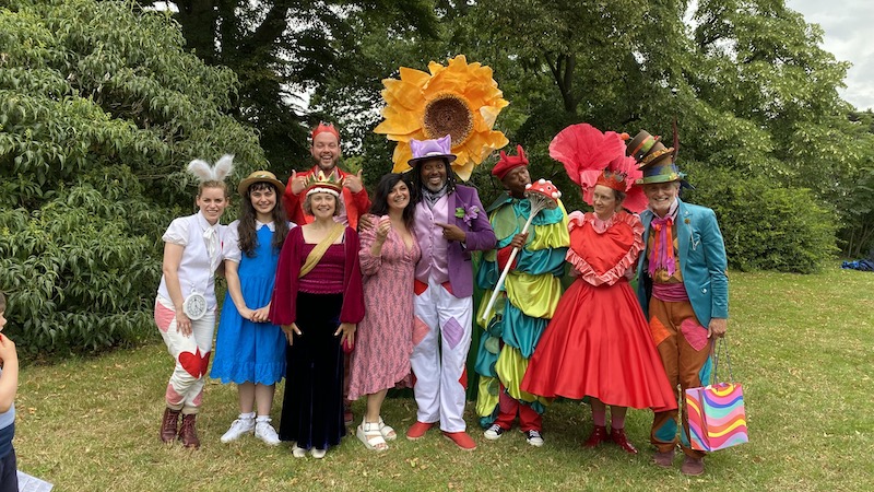 Outdoor summer Panto review The enchanting journey of Alice in Wonderland at Kew Gardens