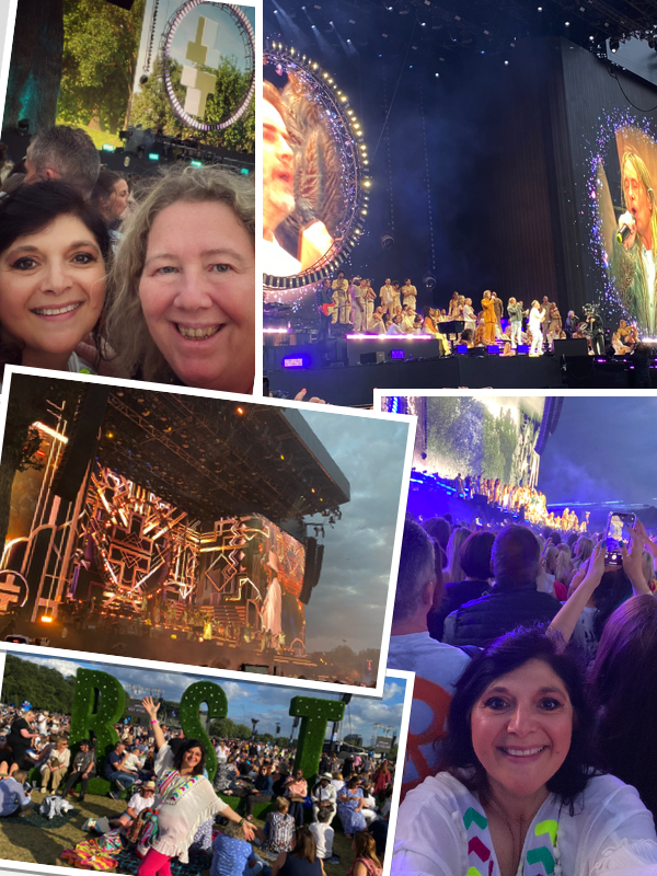 Take That gig at BST Hyde Park London Mums magazine collage