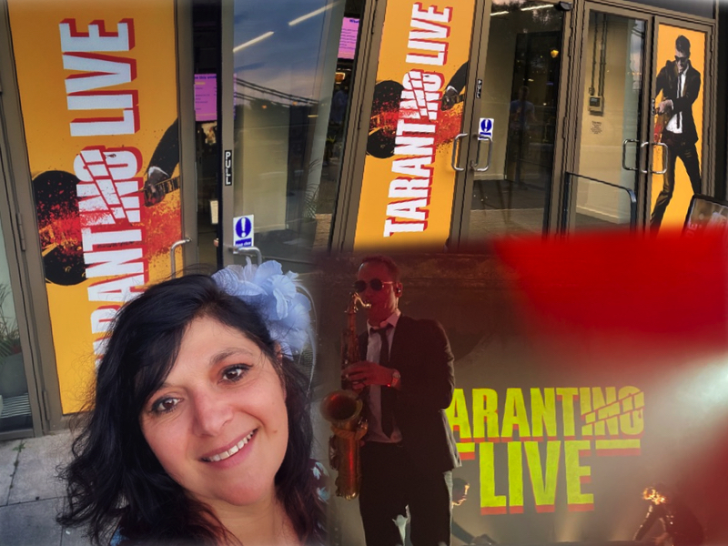 Tarantino Live london mums magazine collage