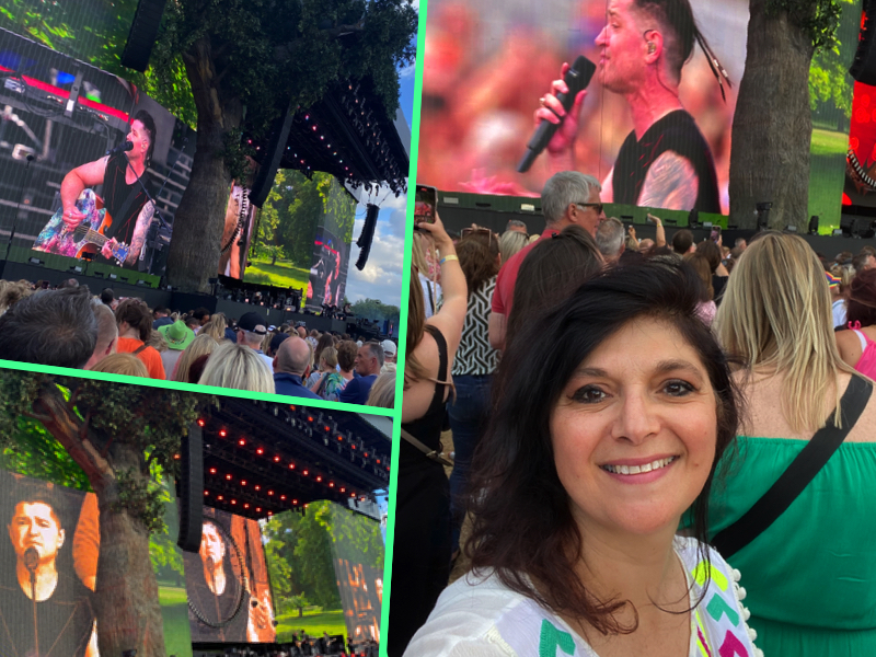 The Script at BST Hyde Park London Mums magazine collage