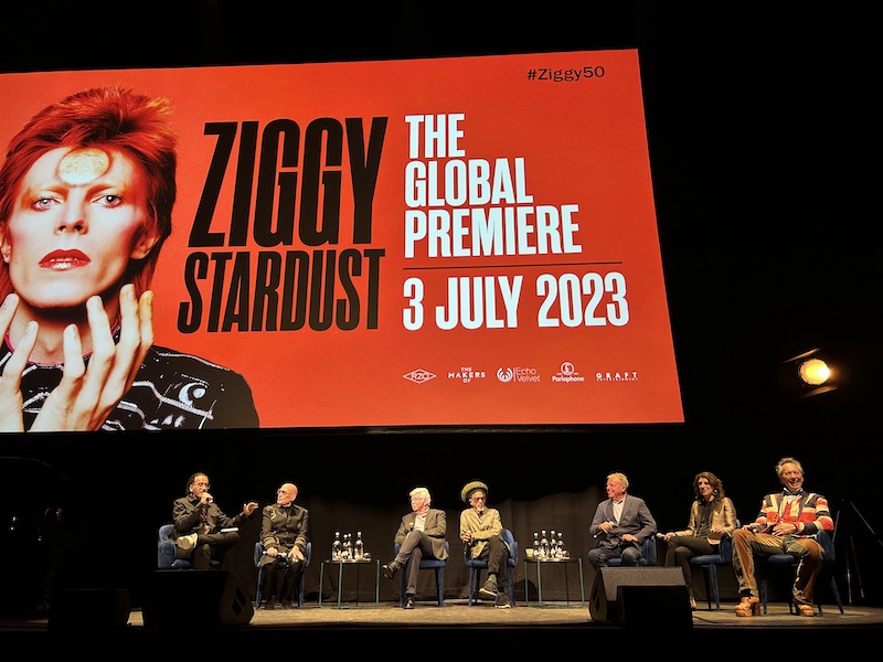 Ziggy Stardust Global Premiere at Hammersmith Apollo london mums magazine collage