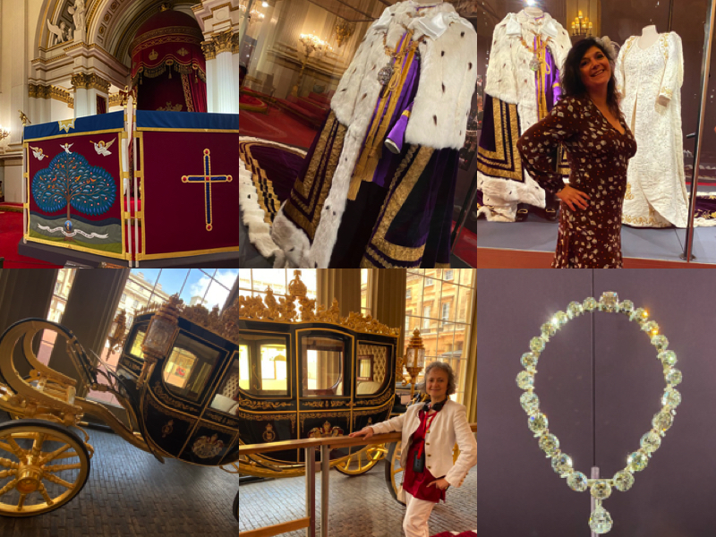 Buckingham Palace with kids - Coronation display review: Coronation Robes, Coach and State Rooms