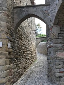 Blind alleyways creating a labyrinth