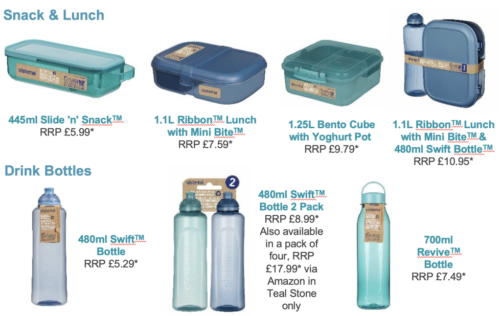 Snack & lunch storage solutions made using recycled&nbsp;ocean bound plastic&nbsp;