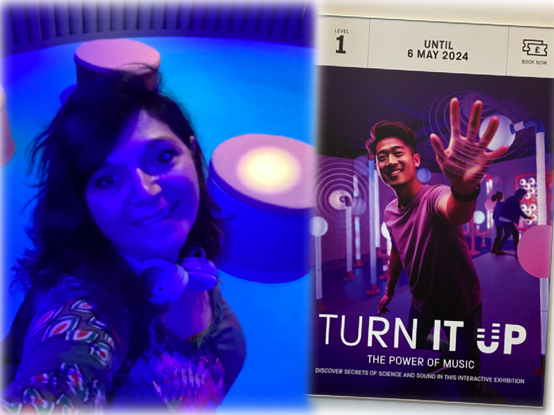 Turn It Up exhibition science museum london collage
