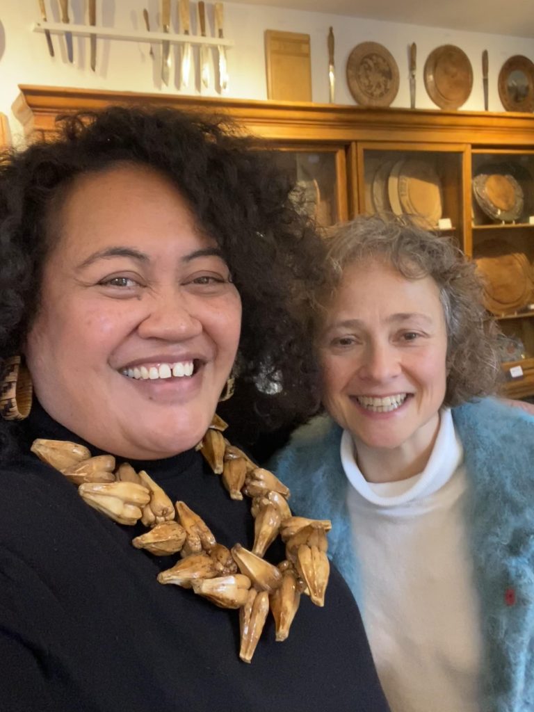 Soprano Aivale Cole and Madeleine Neave at The Antique Breadboard Museum