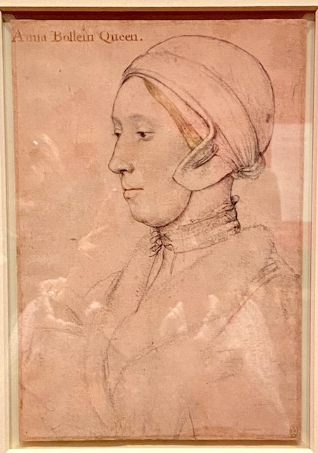 Anne Boleyn drawing by Holbein