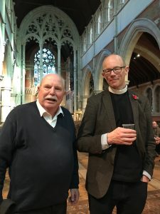 Michael Uphill (left) and The Rev’d Joshua Rey, Vicar of Roehampton
