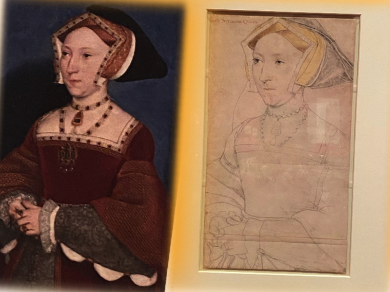 Jane Seymour by Holbein collage