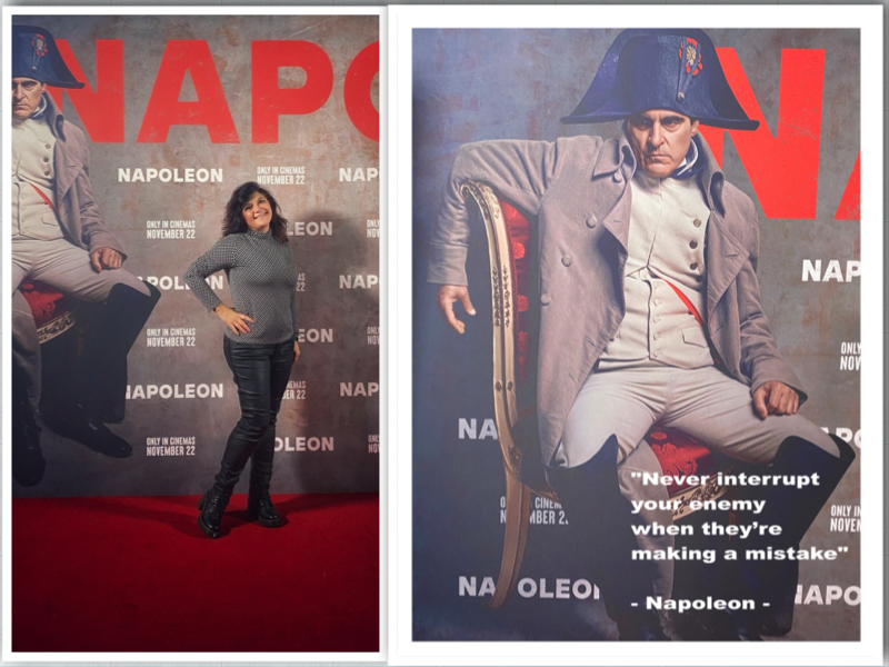 Napoleon quote London mums magazine collage