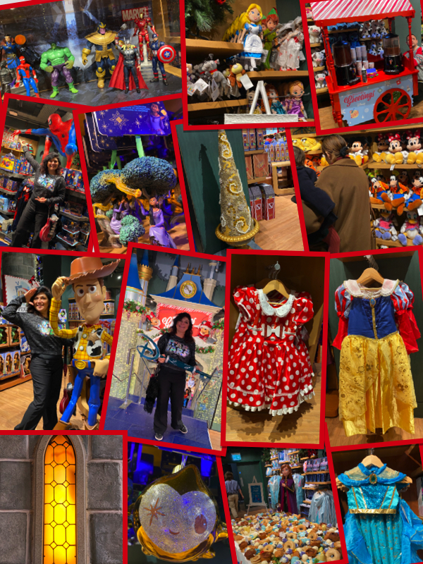disney store london Mums magazine collage