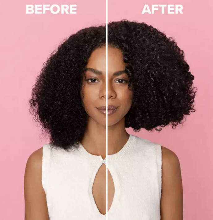 haircare hair dryer woman with curls