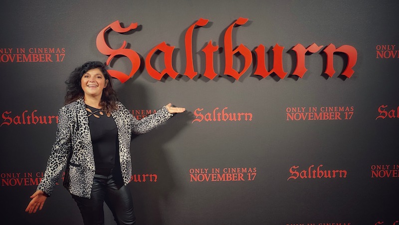 saltburn movie screening monica costa editor london mums magazine 2023