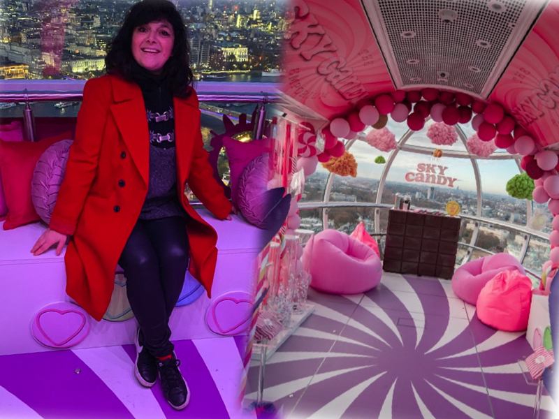 London Eye sweet sky emporium collage